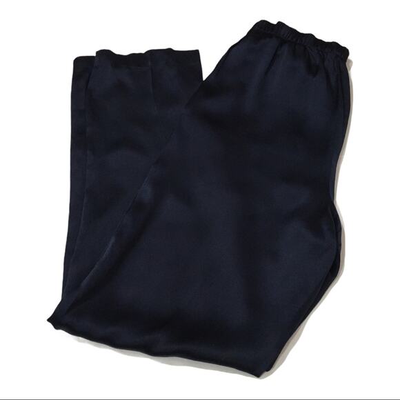 Calvin Klein Vintage Silk Pants - Blue - 6 - Picture 8 of 11